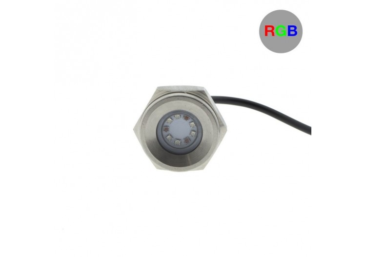 Spot LED RGB encastrable 27W 12V pour bouchon de vidange (bateau) - B2181 - Barcelona LED 2
