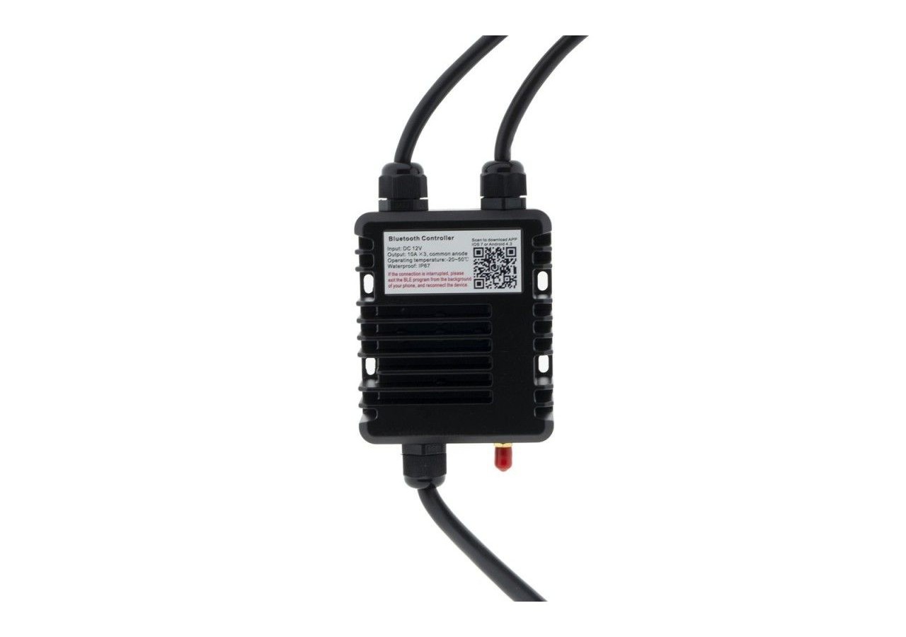 Contrôleur Bluetooth IP68 pour LED RGB 12/24V - B2168 - Barcelona LED