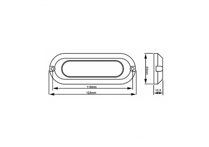 Projecteur LED slim submersible 30W 9-32V - B2175 - Barcelona LED