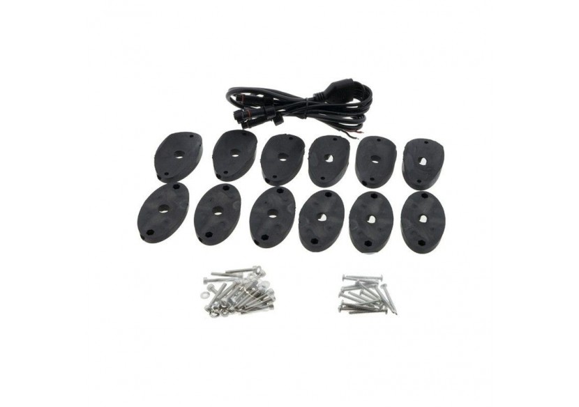 Pack de 6 mini spots LED RGB IP68 pour véhicule/bateau 12V - B2171 - Barcelona LED