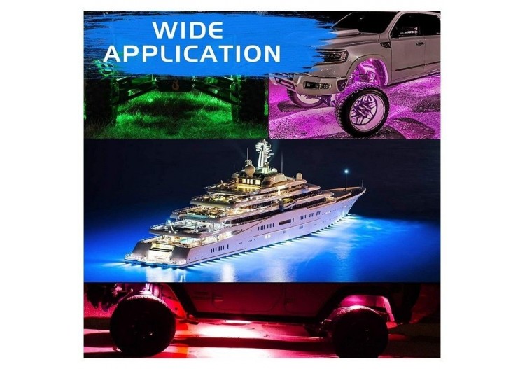 Pack de 6 mini spots LED RGB IP68 pour véhicule/bateau 12V - B2171 - Barcelona LED 2