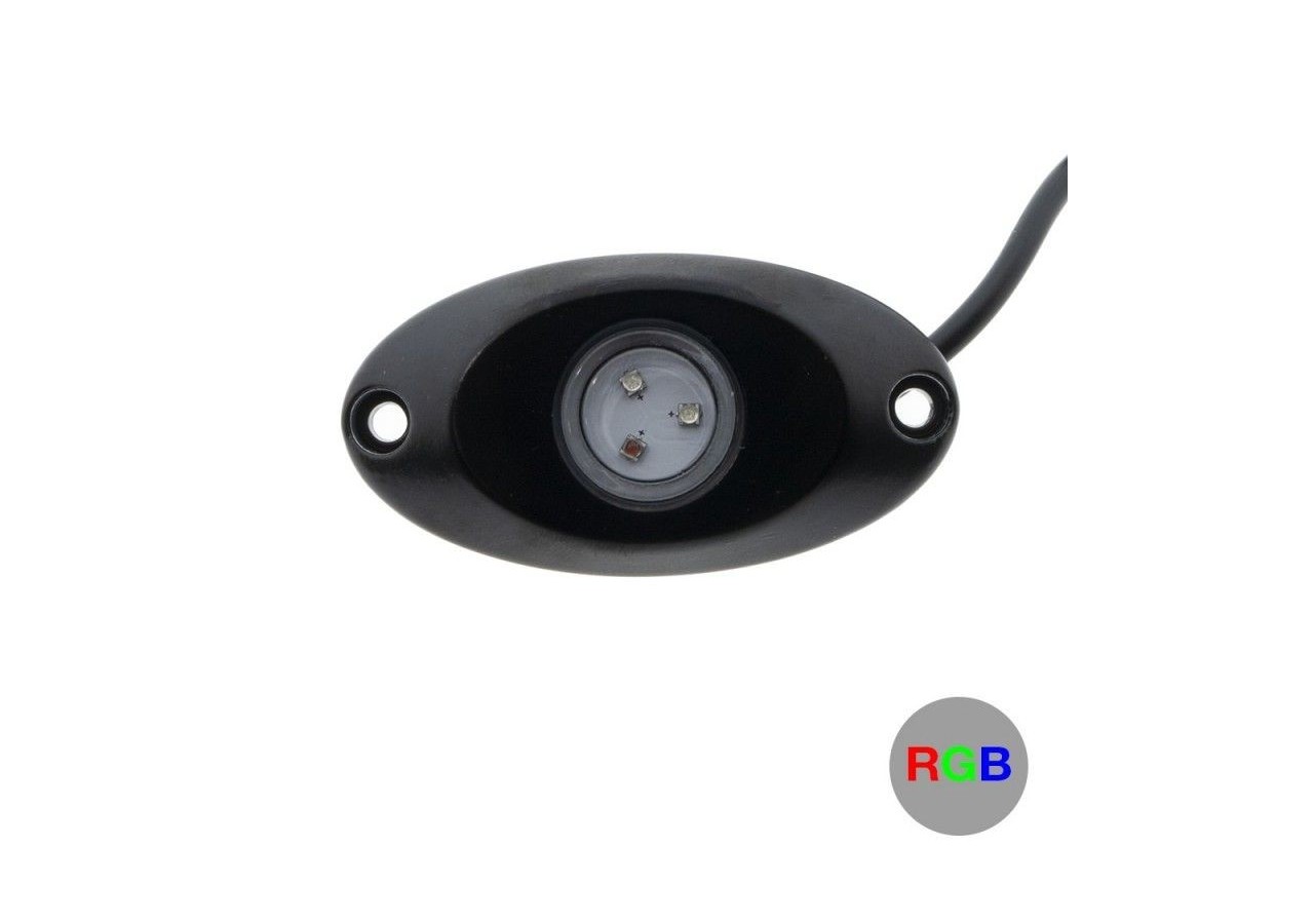 Pack de 6 mini spots LED RGB IP68 pour véhicule/bateau 12V - B2171 - Barcelona LED