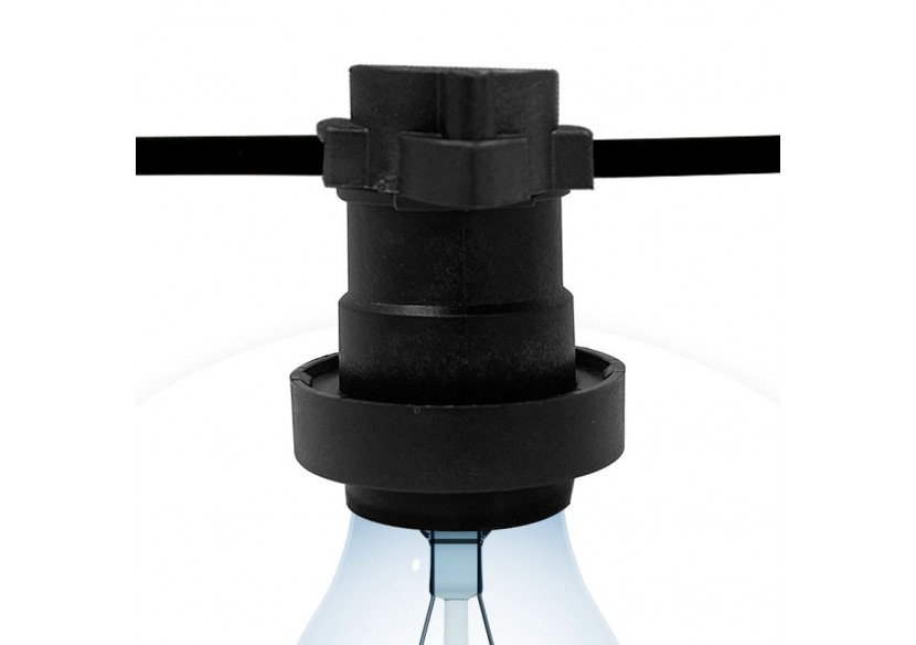 Douille E27 pour Couronne à câble plat IP44 - L400-1 - Barcelona LED