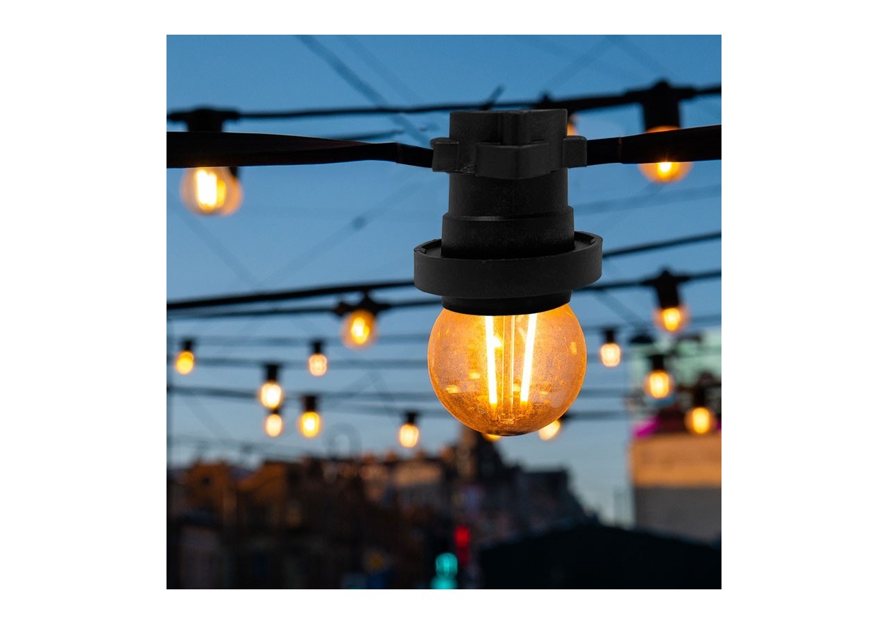 Douille E27 pour Couronne à câble plat IP44 - L400-1 - Barcelona LED