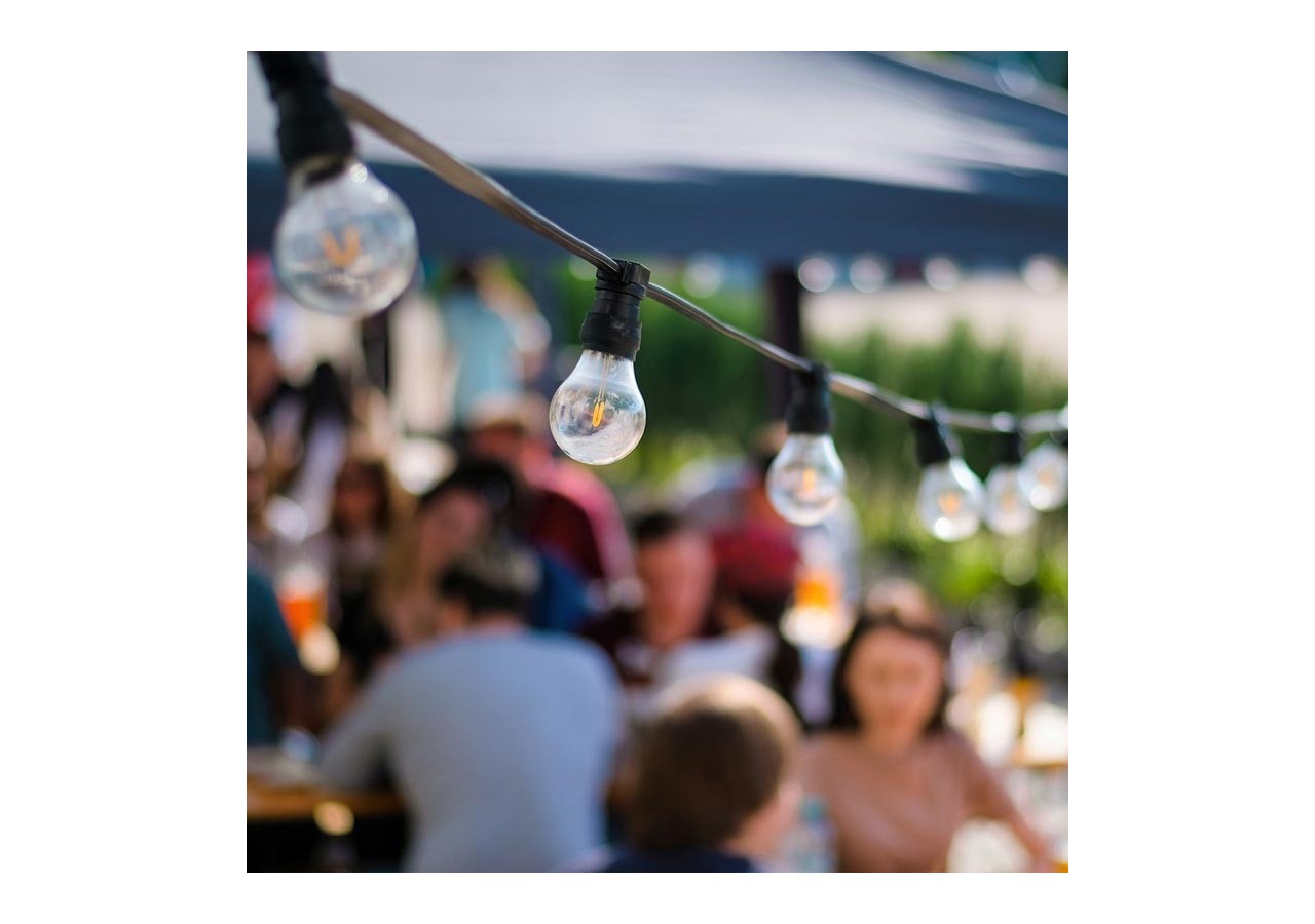 Câble plat noir 2x1.5mm pour guirlande au mètre - L400 - Barcelona LED