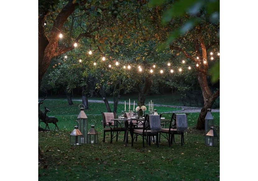 Câble plat noir 2x1.5mm pour guirlande au mètre - L400 - Barcelona LED