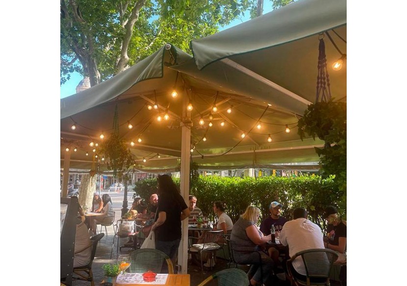 Câble plat noir 2x1.5mm pour guirlande au mètre - L400 - Barcelona LED