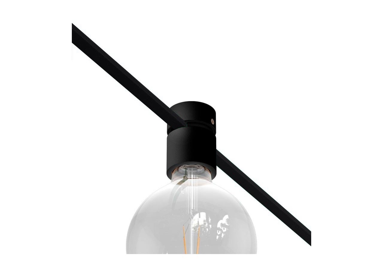 Câble plat noir 2x1.5mm pour guirlande au mètre - L400 - Barcelona LED