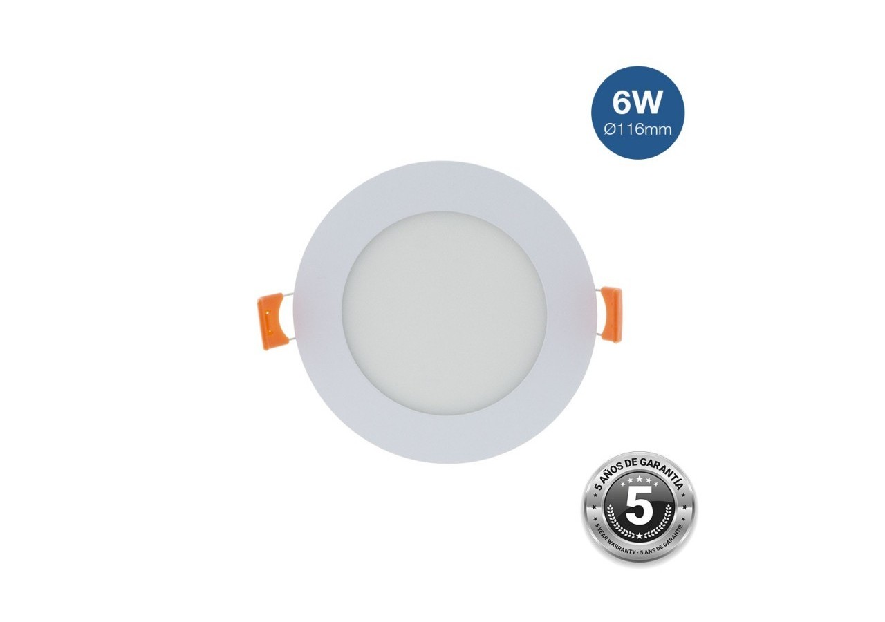 Spot LED encastrable extra plat rond 6W PRO-Garanti 5 ans - B1070-BC - Barcelona LED