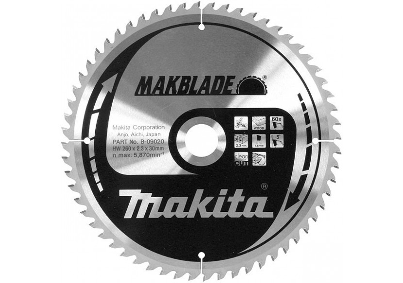 Lame bois makblade - Makita : Confort'Mat
