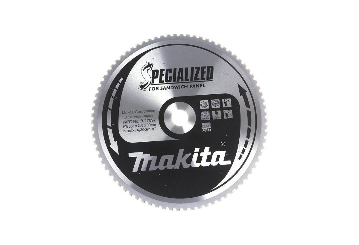 Lame spéciale panneaux sandwichs - Makita : Confort'Mat