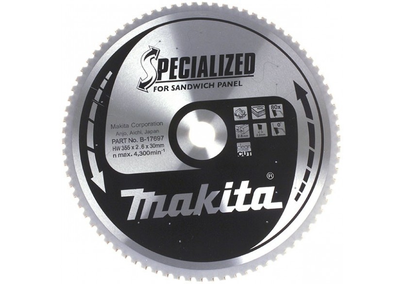 Lame spéciale panneaux sandwichs - Makita : Confort'Mat