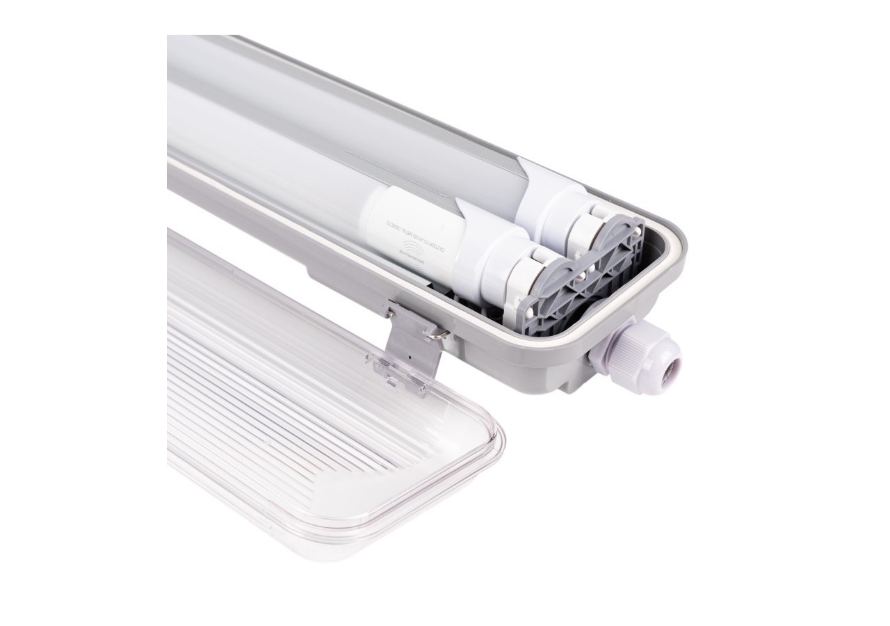 Boîtier étanche pour 2 tubes LED 120cm-IP65 - B8480-2-120 - Barcelona LED