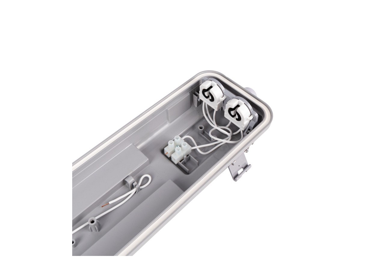 Boîtier étanche pour 2 tubes LED 120cm-IP65 - B8480-2-120 - Barcelona LED