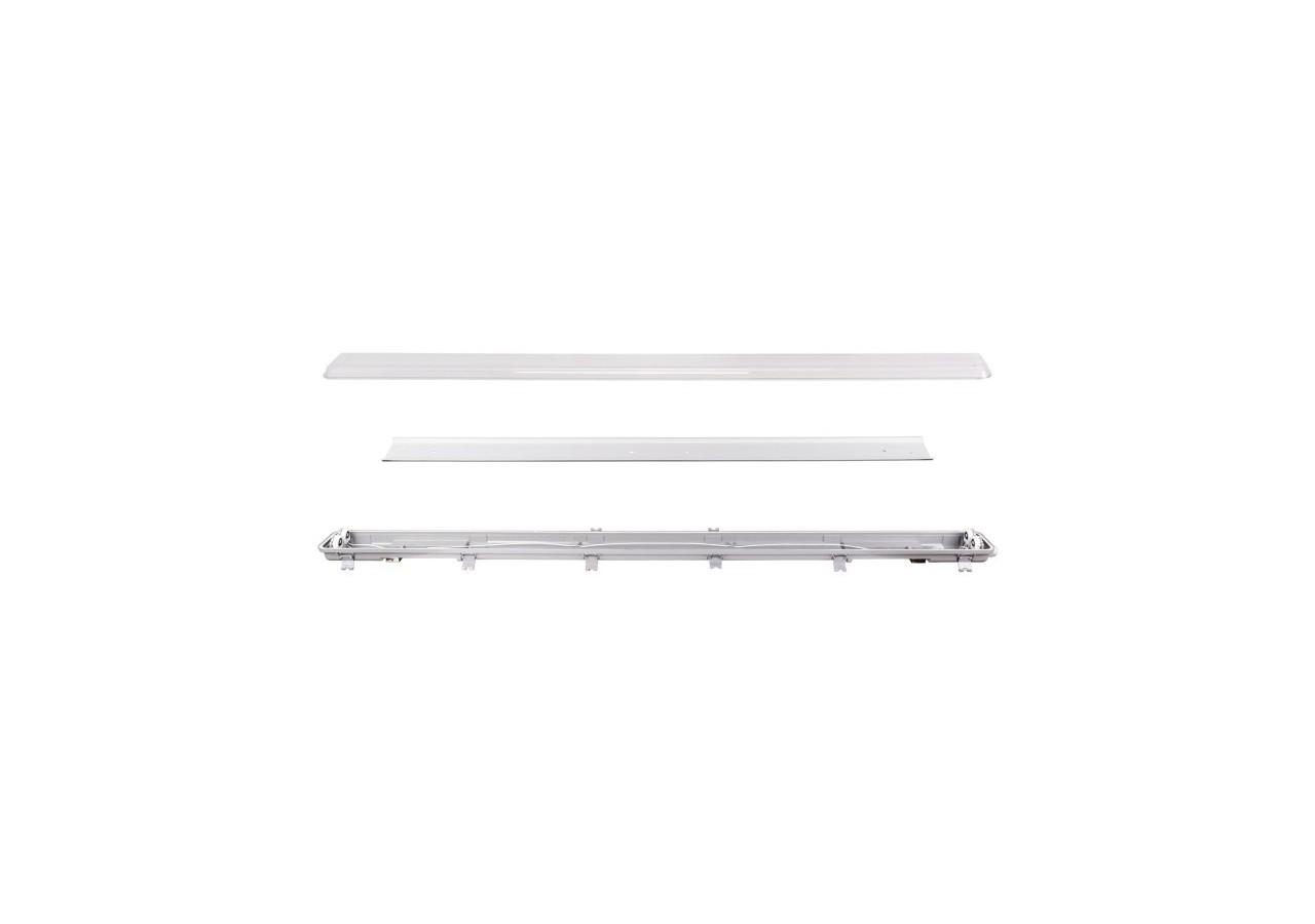 Boîtier étanche pour 2 tubes LED 120cm-IP65 - B8480-2-120 - Barcelona LED