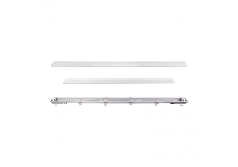 Boîtier étanche pour 2 tubes LED 120cm-IP65 - B8480-2-120 - Barcelona LED Boîtier étanche pour 2 tubes LED 120cm-IP65 - B8480-2-120 - Barcelona LED