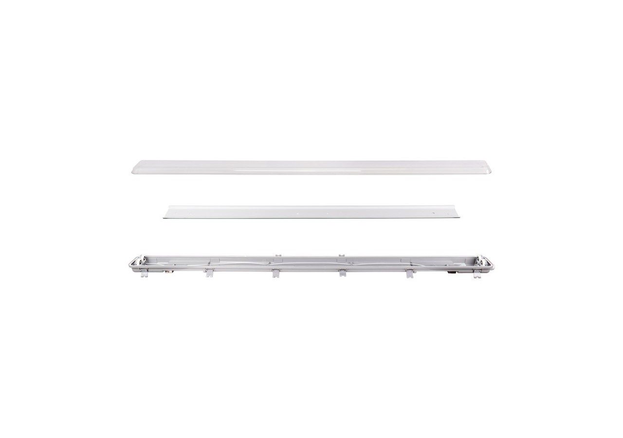 Boîtier étanche pour 2 tubes LED 150cm-IP65 - B8480-2-150 - Barcelona LED