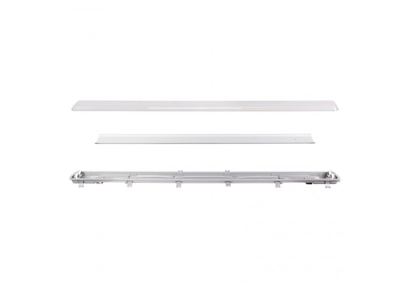 Boîtier étanche pour 2 tubes LED 150cm-IP65 - B8480-2-150 - Barcelona LED Boîtier étanche pour 2 tubes LED 150cm-IP65 - B8480-2-150 - Barcelona LED