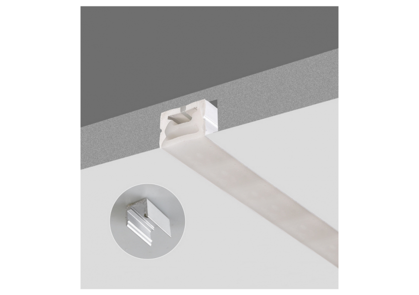 Étui flexible en silicone pour la conversion des bandes LED en néon-16x16mm-5m - BPERFLEX16X16 - Barcelona LED