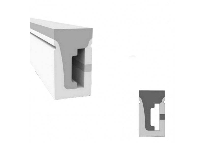Étui en silicone flexible 10x18mm pour ruban LED - BPERFLEX10X18 - Barcelona LED