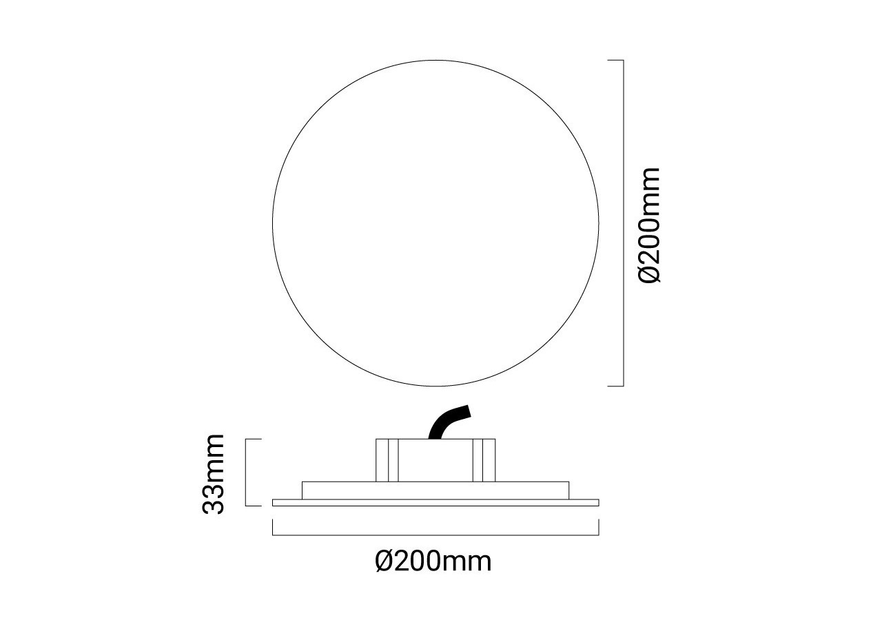 Applique LED murale "ECLIPSE" 9W - L5037-N - Barcelona LED