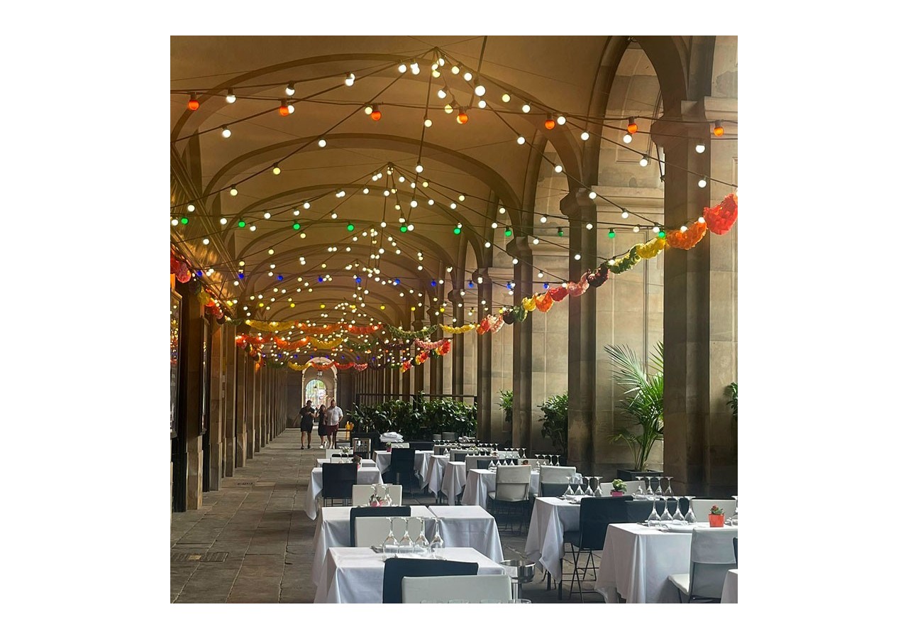 Guirlande guinguette extérieur 6.5m connectable en série - L1000-1 - Barcelona LED