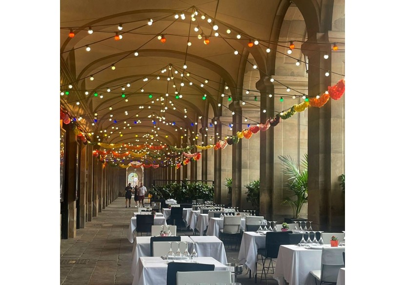 Guirlande guinguette extérieur 6.5m connectable en série - L1000-1 - Barcelona LED