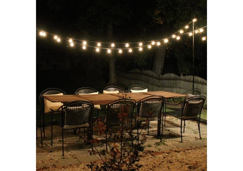 Guirlande guinguette extérieur 6.5m connectable en série - L1000-1 - Barcelona LED