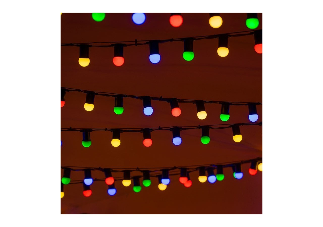 Guirlande guinguette extérieur 6.5m connectable en série - L1000-1 - Barcelona LED