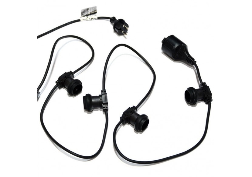 Guirlande guinguette extérieur 6.5m connectable en série - L1000-1 - Barcelona LED