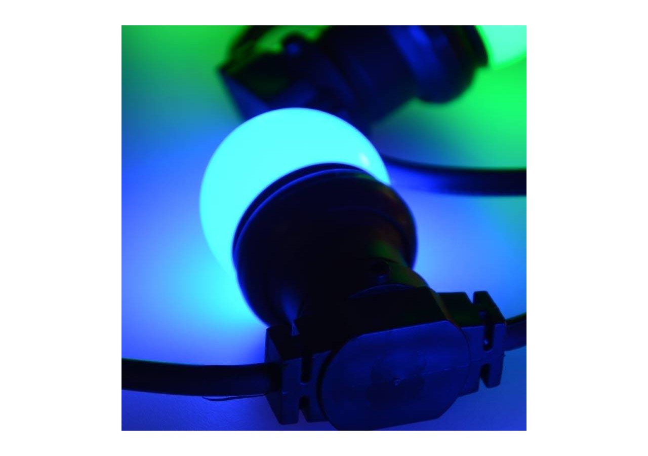 Guirlande guinguette extérieur 6.5m connectable en série - L1000-1 - Barcelona LED