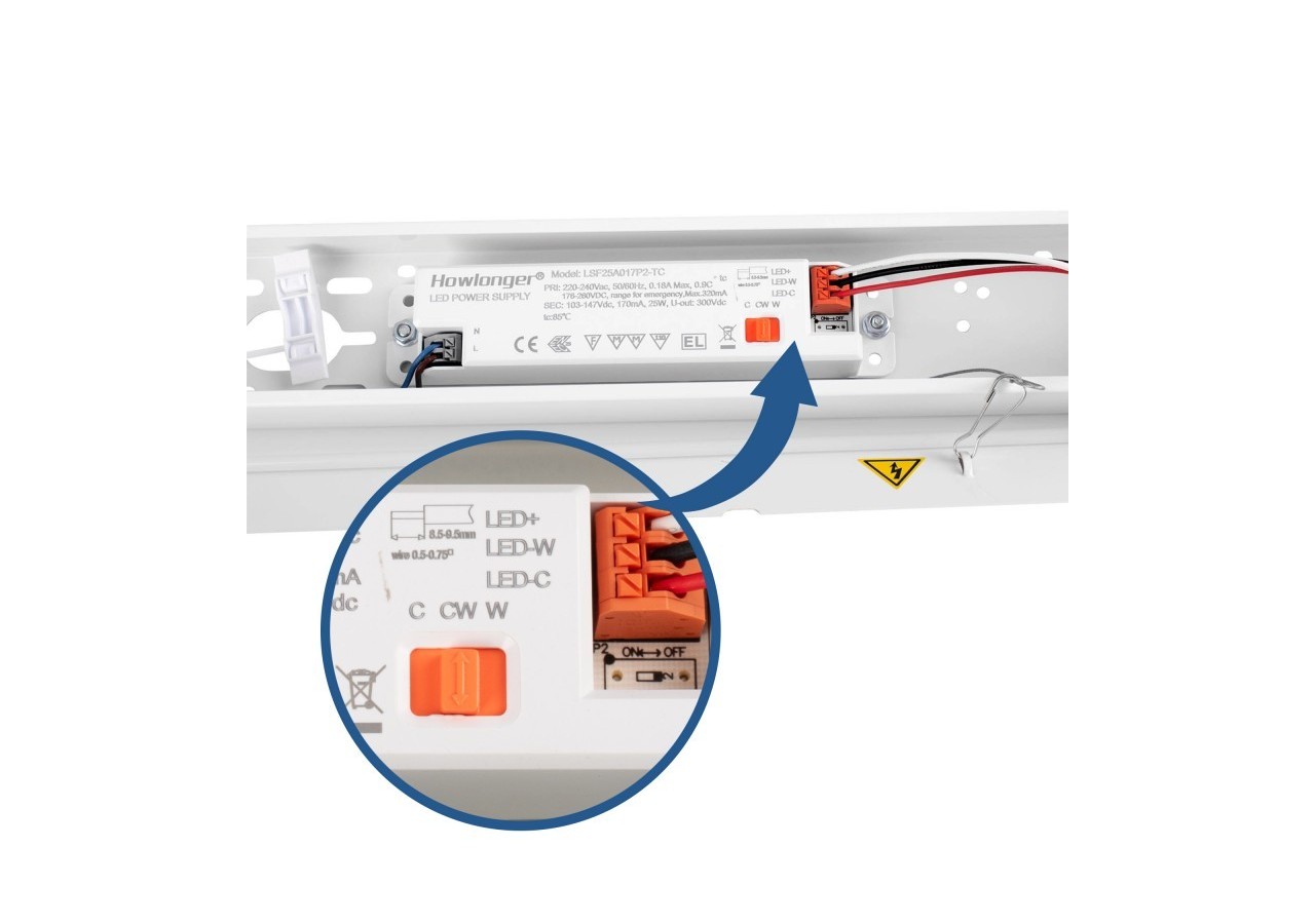 Linéaire LED haute puissance CCT-20W-60cm - B8596-CCT-60 - Barcelona LED