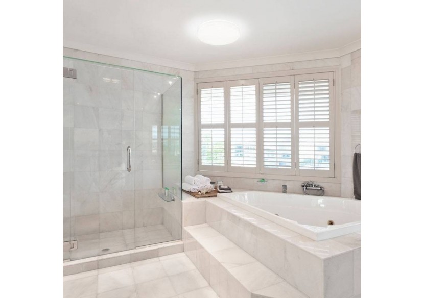 Plafonnier LED rond en saillie 2040LM 18W IP65 - B1725-R-CCT - Barcelona LED