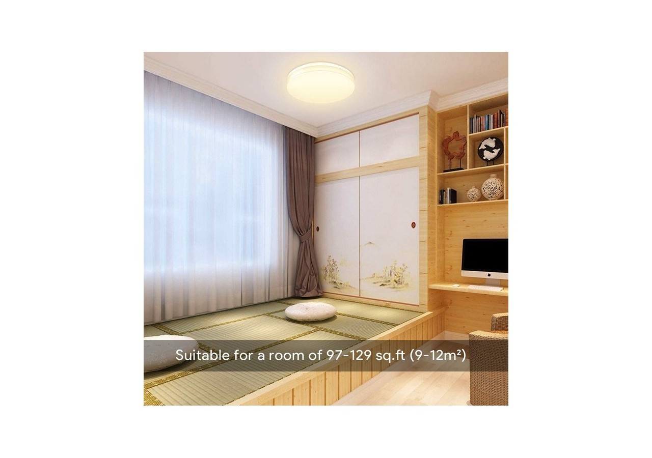 Plafonnier LED rond en saillie 2040LM 18W IP65 - B1725-R-CCT - Barcelona LED