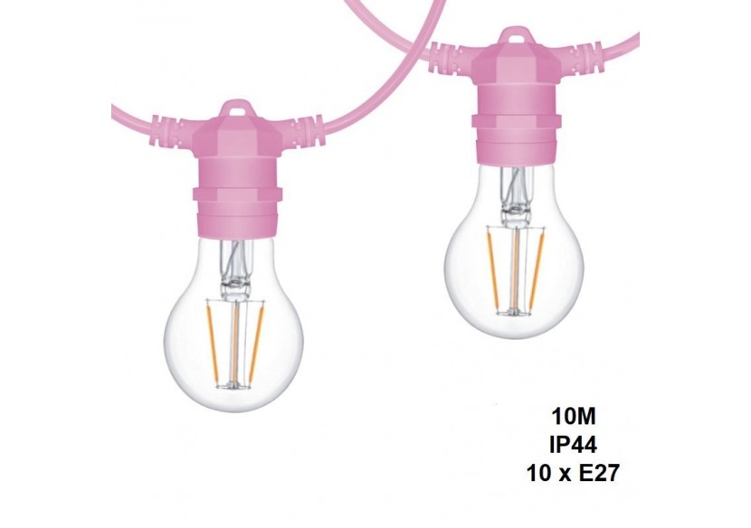 Câble guirlande guinguette extérieur 10m-IP44 - L1500-SA - Barcelona LED