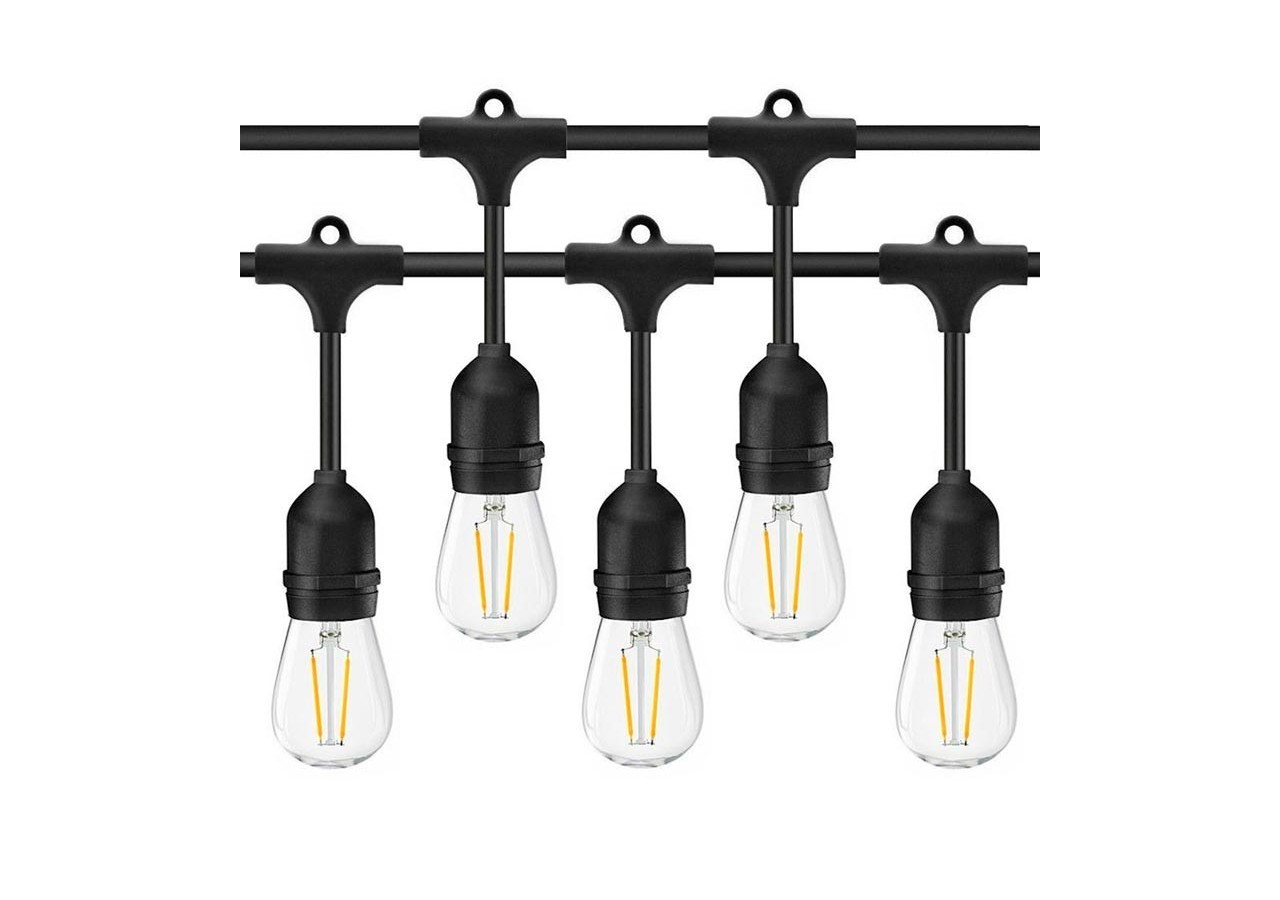 Câble guirlande guinguette extérieur 10m-IP44 - L1700 - Barcelona LED