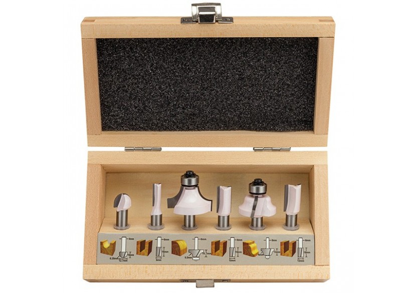 Coffret de 6 fraises - Makita : Confort'Mat