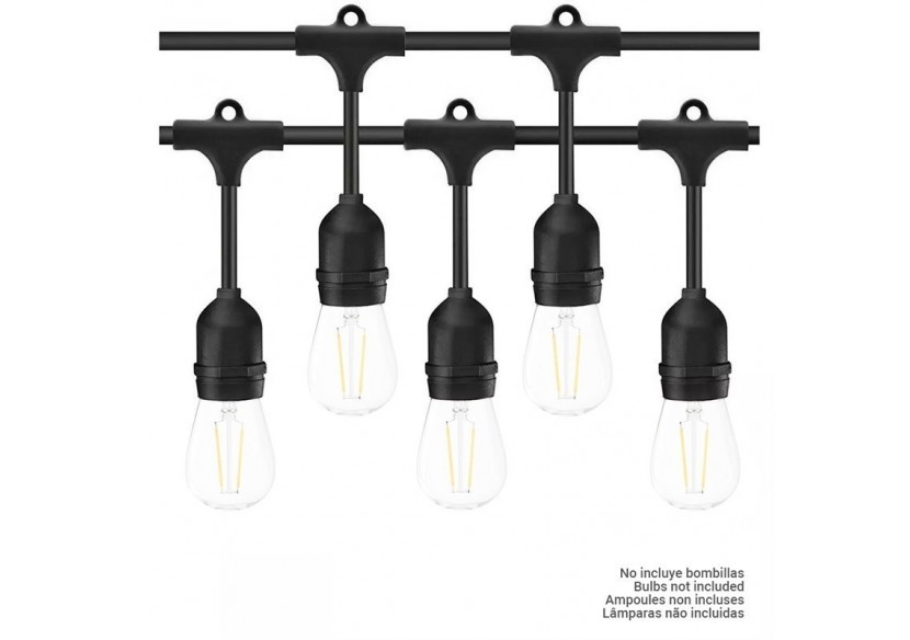 Câble guirlande guinguette extérieur 10m-IP44 - L1700 - Barcelona LED