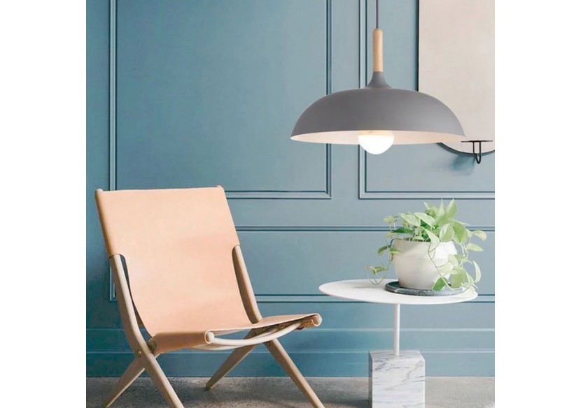 Suspension moderne ronde "MELA" E27 - L3052G - Barcelona LED