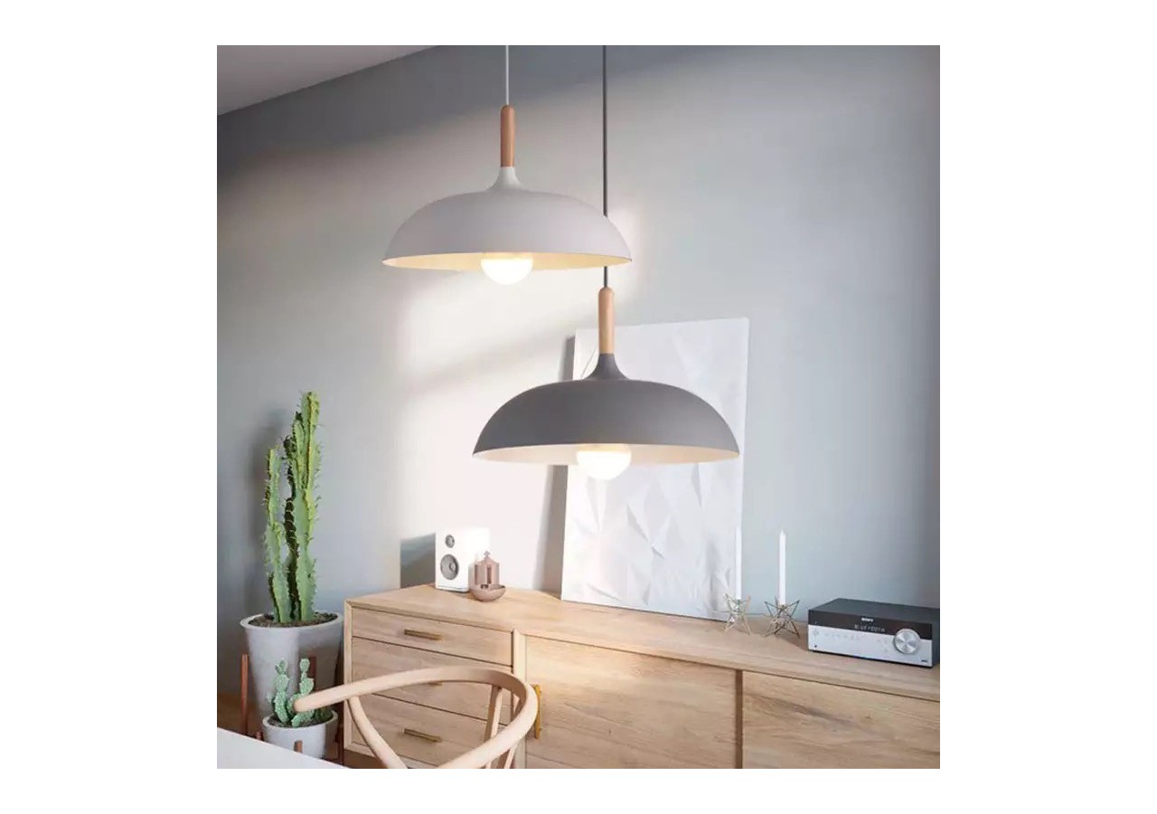 Suspension moderne ronde "MELA" E27 - L3052G - Barcelona LED