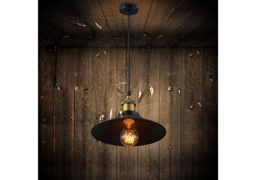 Lampe pendante rétro "CLOCK WORK" avec douille E27 60W - L3053 - Barcelona LED