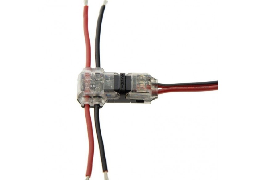 Connecteur 2 câbles en T 36V 9A - B1732 - Barcelona LED Connecteur 2 câbles en T 36V 9A - B1732 - Barcelona LED