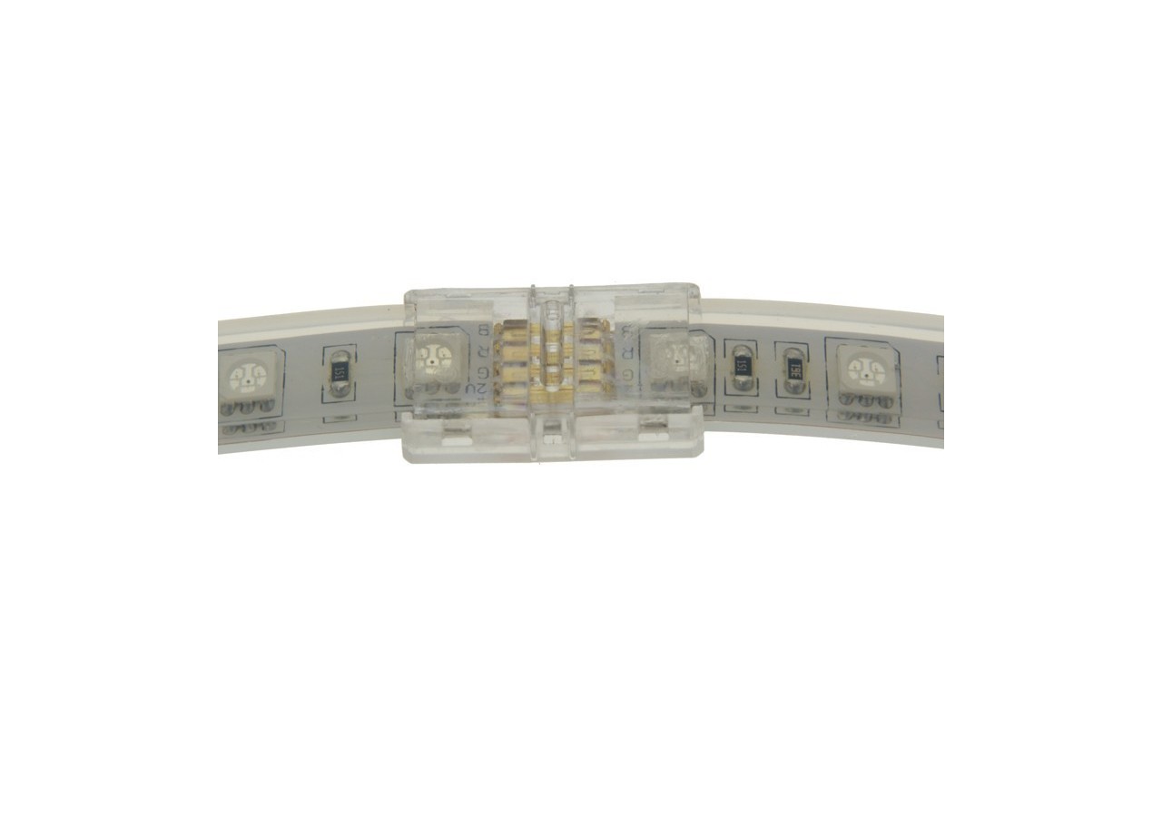 Connecteur 4 broches RGB ruban à ruban PCB 10mm 24V - B1736 - Barcelona LED