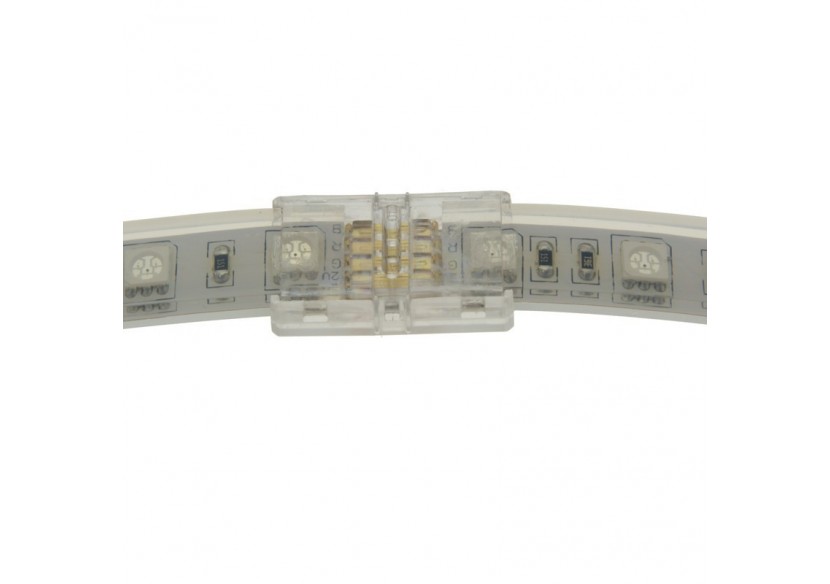 Connecteur 4 broches RGB ruban à ruban PCB 10mm 24V - B1736 - Barcelona LED Connecteur 4 broches RGB ruban à ruban PCB 10mm 24V - B1736 - Barcelona LED