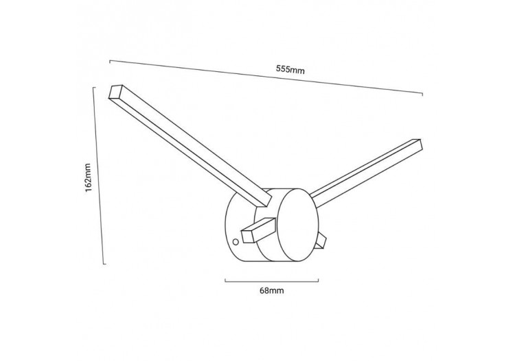 Applique murale LED "Cronos" 20W - LN1560-N - Barcelona LED 2
