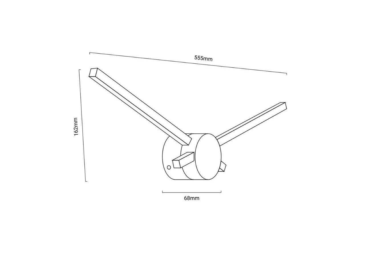 Applique murale LED "Cronos" 20W - LN1560-N - Barcelona LED