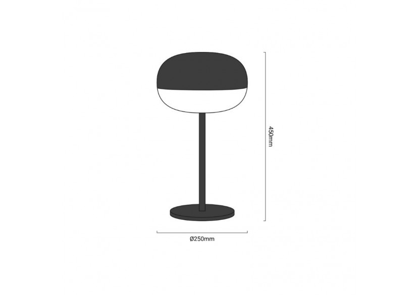 Lampe LED de table "Hestia" 18W - L3030-N - Barcelona LED