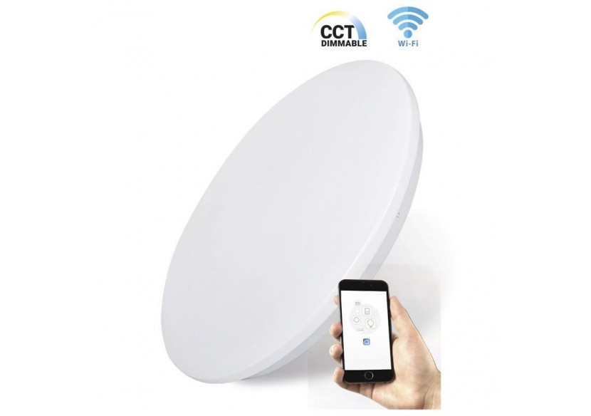 Plafonnier LED SMART-CCT WIFI en saillie 24W-IP20 - B1295-SMART - Barcelona LED