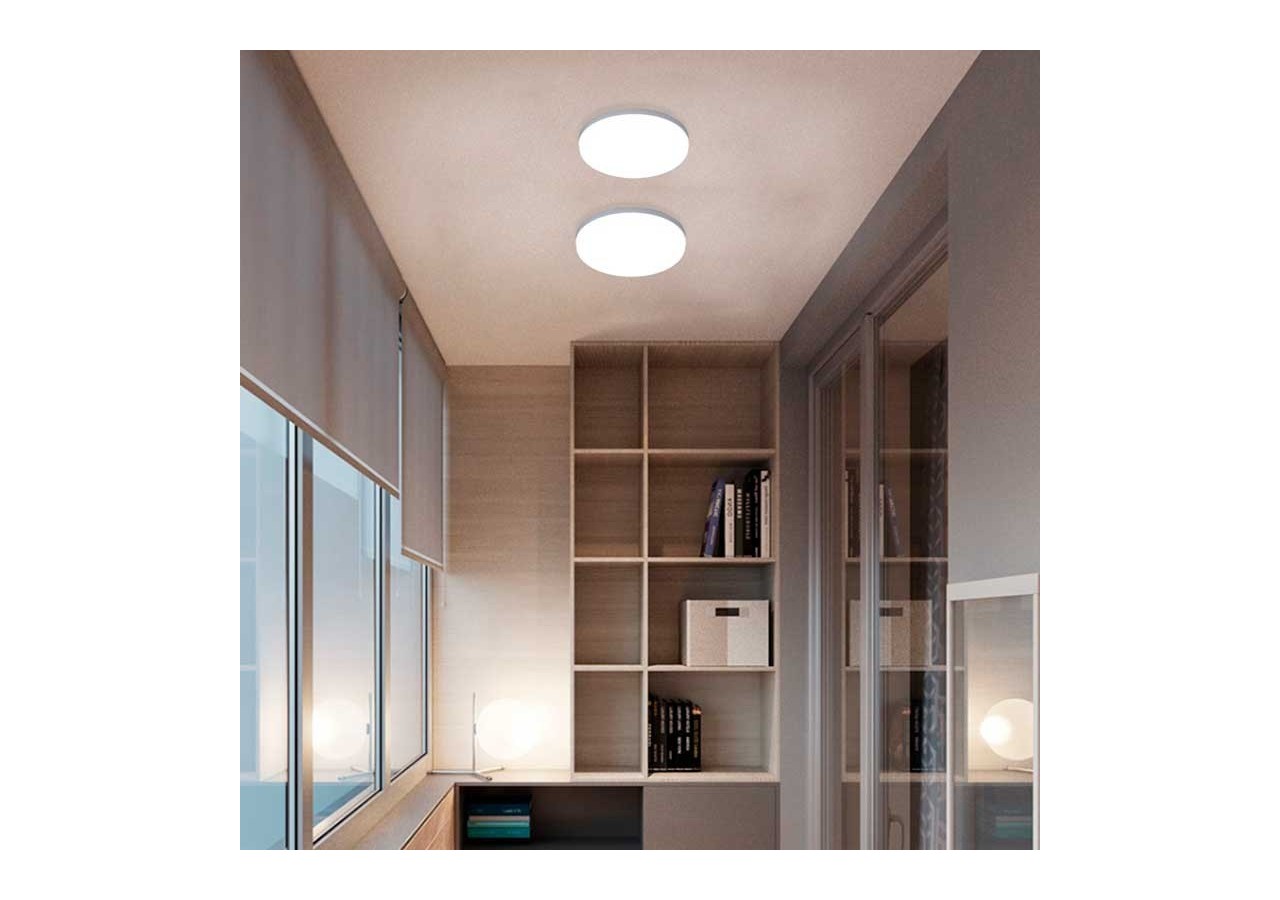 Plafonnier LED SMART-CCT WIFI en saillie 24W-IP20 - B1295-SMART - Barcelona LED