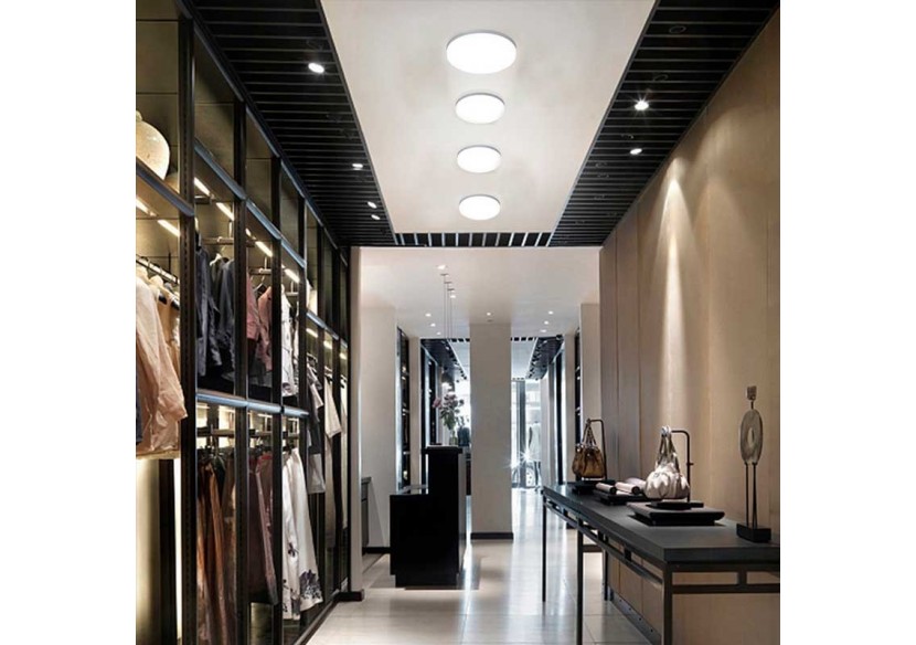 Plafonnier LED SMART-CCT WIFI en saillie 24W-IP20 - B1295-SMART - Barcelona LED